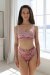 i-Style Pantalones Cortos Pin Up Terciopelo Rosado M