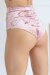 i-Style Pantalones Cortos Pin Up Terciopelo Rosado M