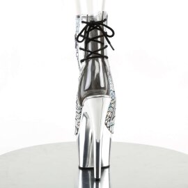Pleaser Botín ADORE-1018HG Holograma Plata Metalizado