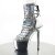 Pleaser Botín ADORE-1018HG Holograma Plata Metalizado