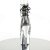 Pleaser Botín ADORE-1018HG Holograma Plata Metalizado