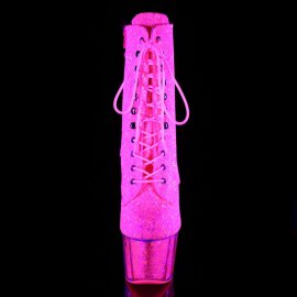 Pleaser ADORE-1020G Stivaletti - Neon-Rosa Glitter