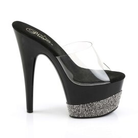 Pleaser ADORE-701-3 Clear/Black-Pewter RS