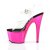 Pleaser ADORE-708 Clear/Hot Pink Chrome