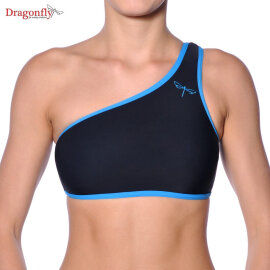 Dragonfly Top Carmen L Negro / Azul Cielo