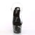 Pleaser Sandalia de Tacón ADORE-708BMC Negro Transparente