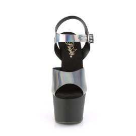 Pleaser Sandalia de Tacón ADORE-708N-DT Holograma...