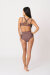 Zasha Polewear Pantalones Cortos Tiro Alto Charlotte Caoba M