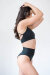 Pole Addict Pantalones Cortos Tiro Alto Femme Negro XL