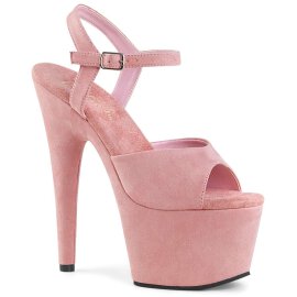 Pleaser ADORE-709FS Baby Pink Faux Suede/Baby Pink Faux...
