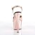 Pleaser Sandalia de Tacón ADORE-709HGCH Oro Rosado Claro Holograma Metalizado