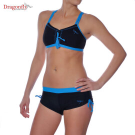 Dragonfly Top Nella M Negro / Azul Cielo
