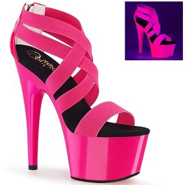 Pleaser Sandalia de Tacón ADORE-769UV Rosa...