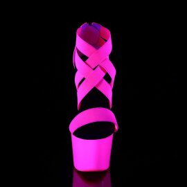 Pleaser Sandalia de Tacón ADORE-769UV Rosa...