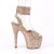 Pleaser Sandalia de Tacón ADORE-791LG Purpurina Oro Rosado Claro