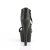 Pleaser Sandalia de Tacón ASPIRE-669 Negro Elástico Piel Sintética