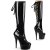 Pleaser Bota DELIGHT-2029 Negro Charol Elástico