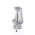 Pleaser Zapato Abierto ECLIPSE-601 Plata Transparente