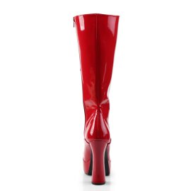 Pleaser ELECTRA-2020 Stivali - Vernice Rosso