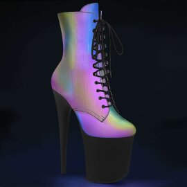Pleaser Botín FLAMINGO-1020REFL Multicolor...