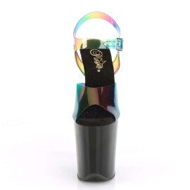 Pleaser FLAMINGO-808RB Rainbow PVC/Black