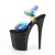 Pleaser Sandalia de Tacón FLAMINGO-808RB Multicolor Negro