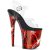 Pleaser FLAMINGO-808STORM Clear/Red Hologram