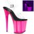 Pleaser FLAMINGO-808UVT Clear/Hot Pink Tinted