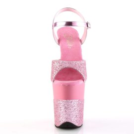 Pleaser FLAMINGO-809-2G Pink Glitter/Pink Glitter