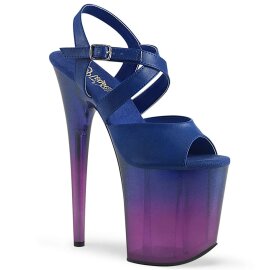 Pleaser Sandalia de Tacón FLAMINGO-822T Azul Lila