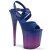 Pleaser Sandalia de Tacón FLAMINGO-822T Azul Lila