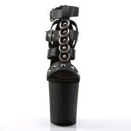 Pleaser Sandalia de Tacón FLAMINGO-858 Negro