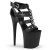 Pleaser Sandalia de Tacón FLAMINGO-858 Negro