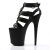 Pleaser Sandalia de Tacón FLAMINGO-858 Negro