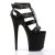 Pleaser Sandalia de Tacón FLAMINGO-858 Negro