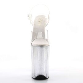 Pleaser Sandalia de Tacón INFINITY-908MG Plata...