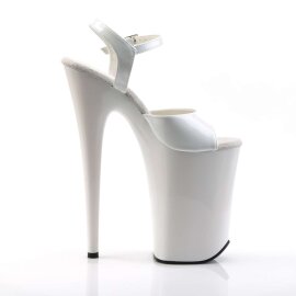 Pleaser Sandalia de Tacón INFINITY-909 Blanco