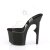 Pleaser Sandalia de Tacón LOVETHORN-708 Negro Transparente
