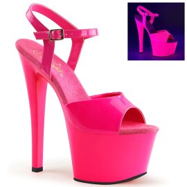 Pleaser Sandalia de Tacón SKY-309UV Rosa Claro...