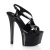 Pleaser Sandalia de Tacón SKY-330 Negro Charol