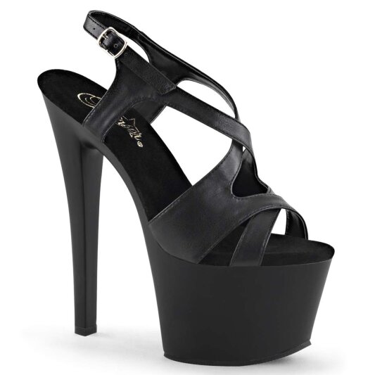 Pleaser Sandalia de Tacón SKY-330 Negro