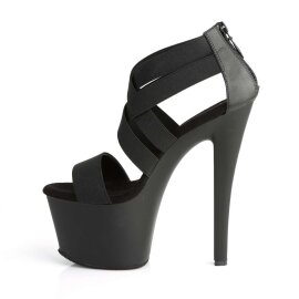 Pleaser Sandalia de Tacón SKY-369 Negro