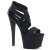 Pleaser Sandalia de Tacón SKY-369 Negro