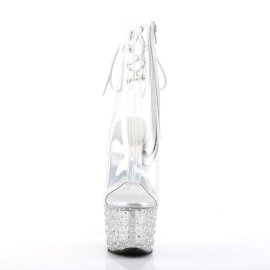 Pleaser STARDANCE-1018C-7 Clear/Clear-Silver Multi RS