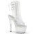 Pleaser Botín STARDANCE-1018C-7 Plata Transparente Metalizado