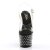 Pleaser Sandalia de Tacón STARDUST-708 Negro Transparente