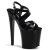 Pleaser Sandalia de Tacón XTREME-872 Negro Charol