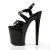 Pleaser Sandalia de Tacón XTREME-872 Negro Charol