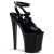 Pleaser Sandalia de Tacón XTREME-873 Negro Charol