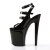 Pleaser Sandalia de Tacón XTREME-873 Negro Charol